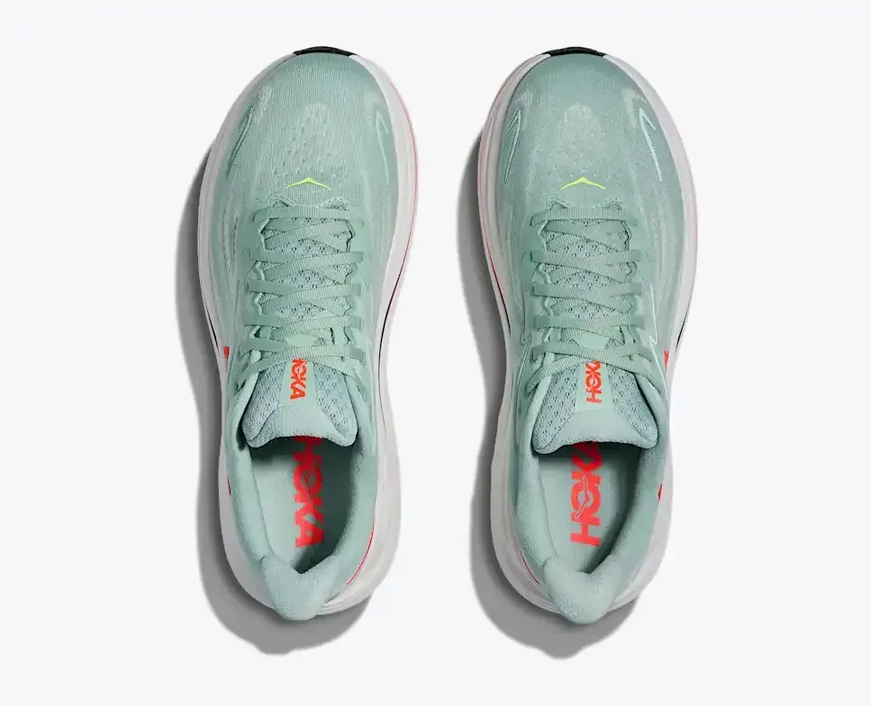HOKA Clifton 10 Sage Neon Flame