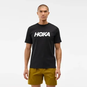 HOKA Core Logo Graphic Tee Black