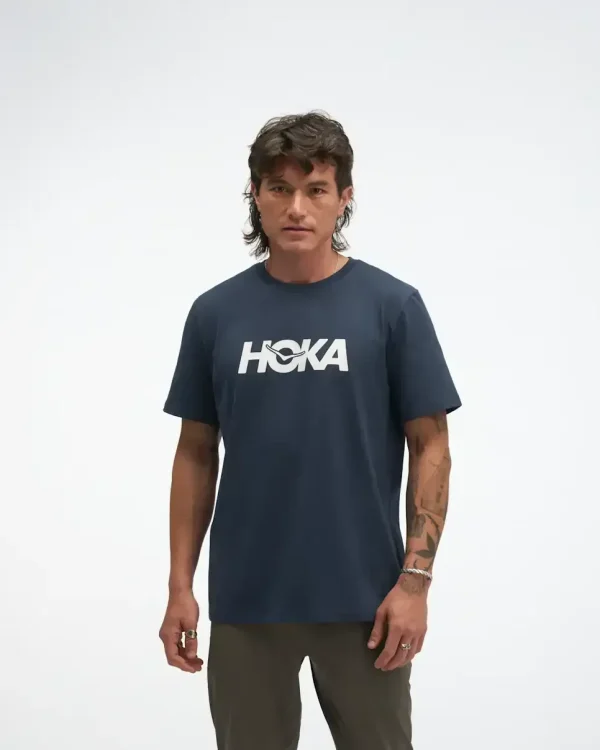 HOKA Core Logo Graphic Tee Varsity Navy