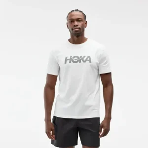 HOKA Core Logo Graphic Tee White