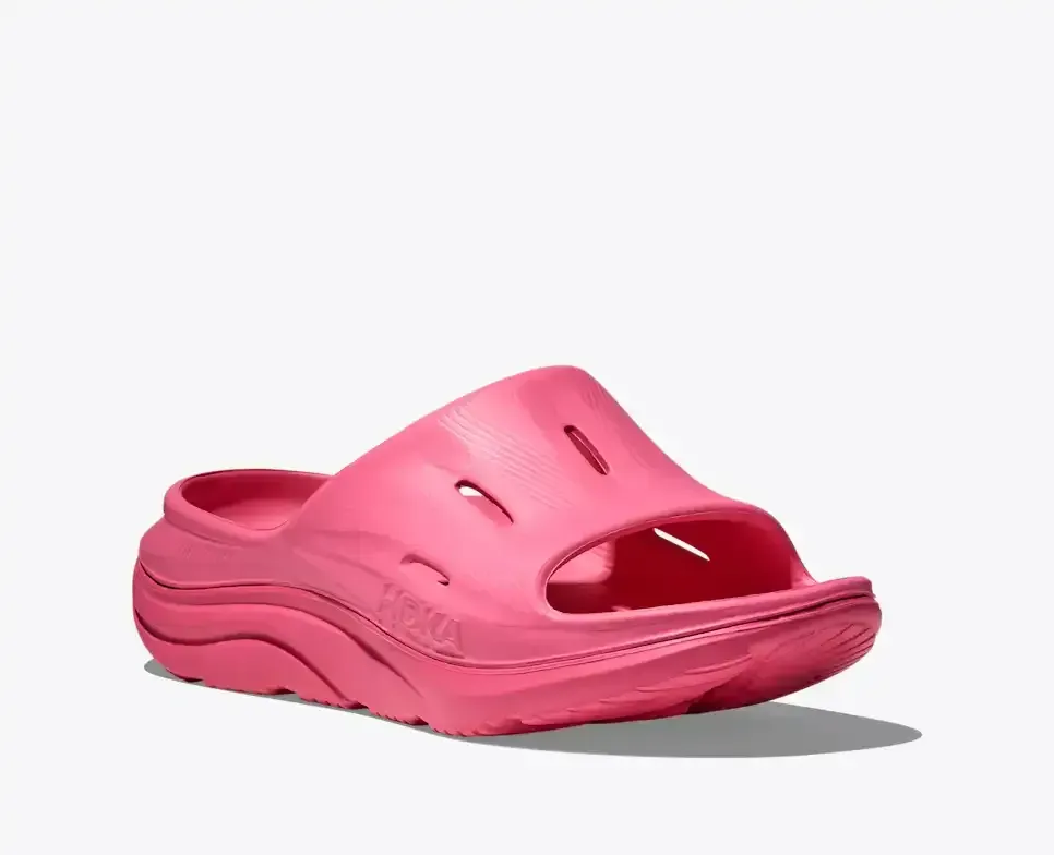 HOKA ORA Recovery Slide Neon Rose