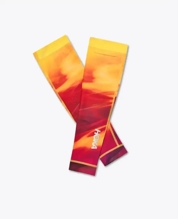 HOKA Race Day Arm Sleeve HOKA Citrus Prt