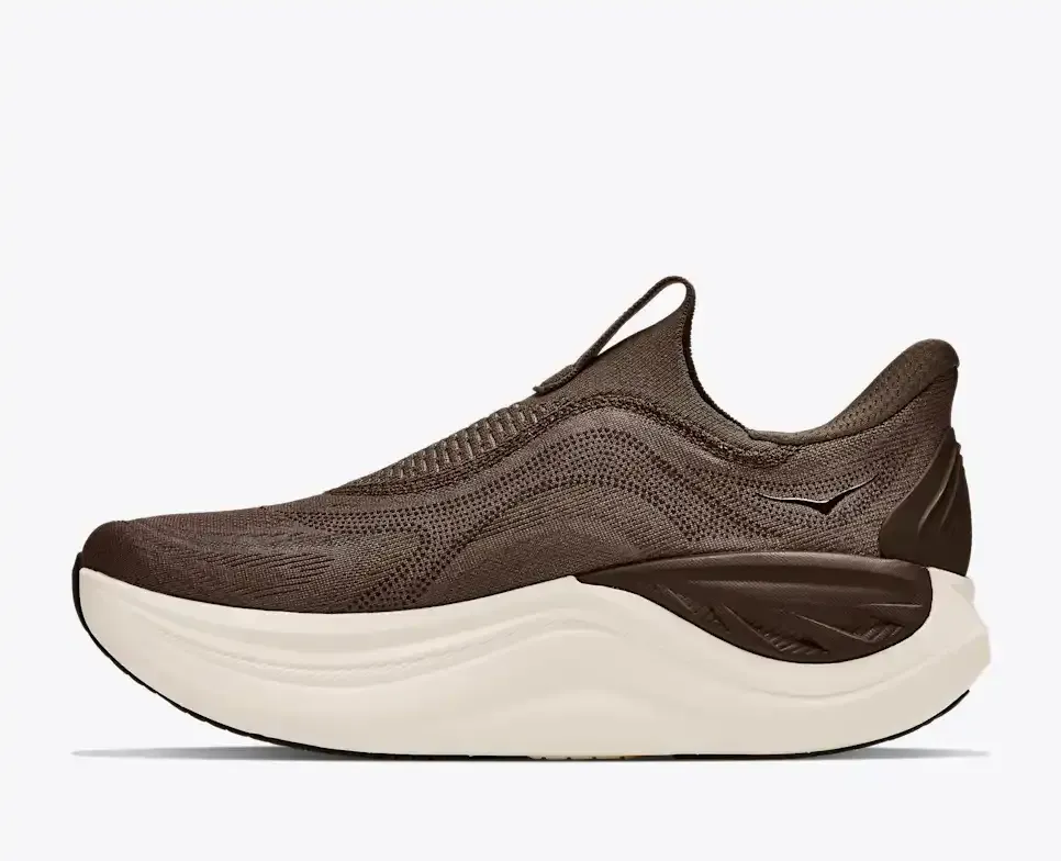 HOKA Skyward Laceless Cliff Grey Cast Iron