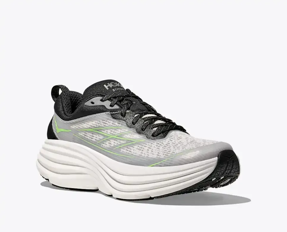 HOKA Stealth/Tech Bondi 8 Caged White Tart Apple