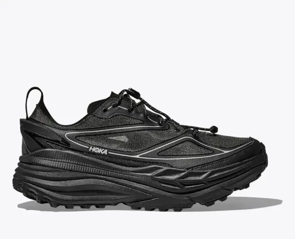 HOKA Stinson One7 Black Silver