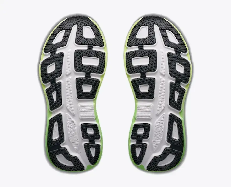 HOKA Bondi 9 White Tart Apple (Women's)