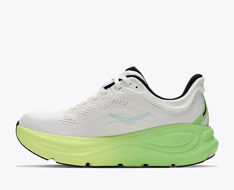 HOKA Bondi 9 White Tart Apple (Women's)