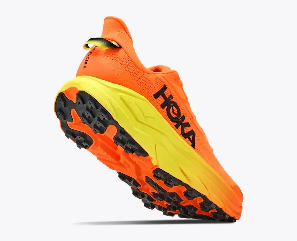 HOKA Challenger 8 Neon Tangerine Hoka Citrus