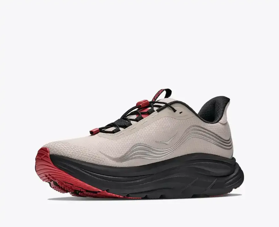 HOKA Clifton 11 GORE-TEX® River Rock Grey Carbon Black