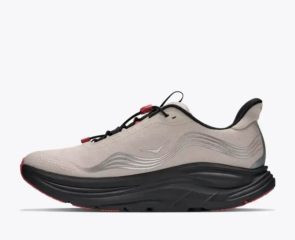 HOKA Clifton 11 GORE-TEX® River Rock Grey Carbon Black