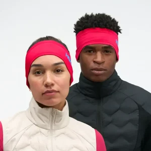 HOKA ColdSnap Fleece Headband Cerise