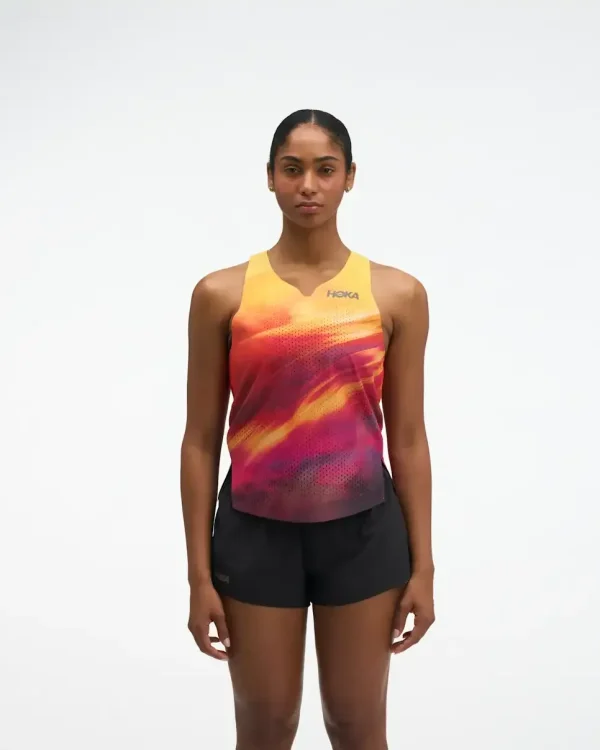 HOKA Race Day Singlet Hoka Citrust Prt (Women's)